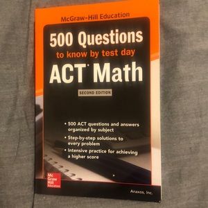 500 Questions to know by test day ACT Math